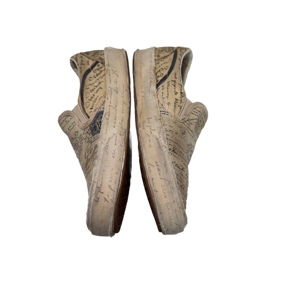 Vans Classic Slip On Vincent Van Gogh Letter Canvas Shoes Women's‎ 7 - Picture 2 of 9
